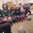 Op stap naar de kinderboerderij 'De Campagne' in Drongen