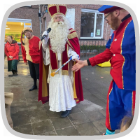 De Sint kwam langs op onze school! 